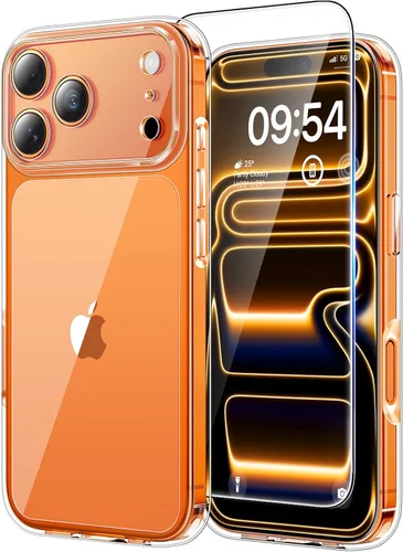 Vista 122 de TAURI - Funda magnética para iPhone 15 Pro Max, 3 en 1, compatible con MagSafe, no se pone amarilla, con 2 protectores de pantalla, protección