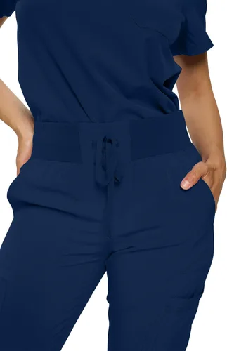 Vista 5 de Pantalones quirúrgicos acanalados para mujer