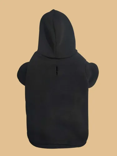 Vista 3 de QWINEE Sudadera Básica con Capucha para Perro Suéter para Cachorro Disfraces Cálidos para Gato Ropa para Mascotas para Chihuahua Cachorro Gatito