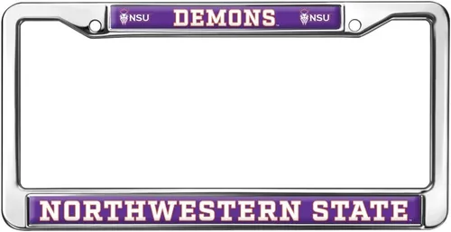 Vista 253 de Texas A&M University - Texarkana Mascot - Marco de metal estándar para placa de matrícula de tamaño completo