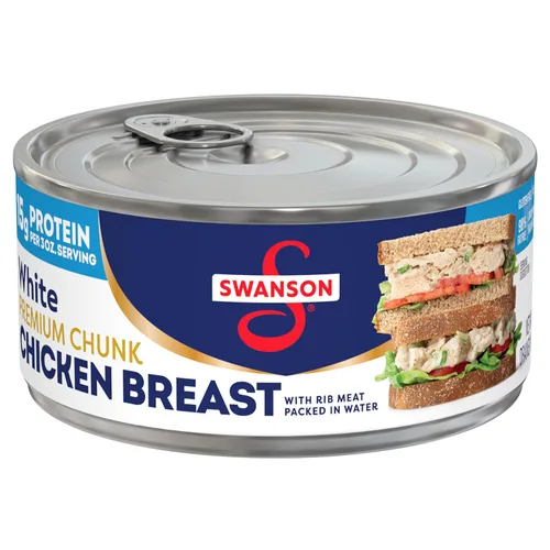 Vista 27 de Swanson Lemon y Pimienta Molida Gruesa Pollo Blanco en Trozos Totalmente Cocinado, Listo para Comer, Comidas Simples para Llevar, Bolsa de 2.6 oz