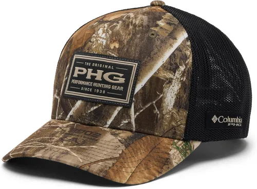 Vista 15 de Columbia Gorra unisex de malla de camuflaje PHG Signo Mossy Oak Bottomland/Negro/Phg