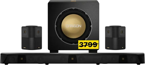 Vista 11 de Sistema de sonido envolvente para el hogar Nakamichi Dragon 11.4.6 con Dolby Atmos y DTS:X Pro. La mejor barra de sonido con procesamiento AVR