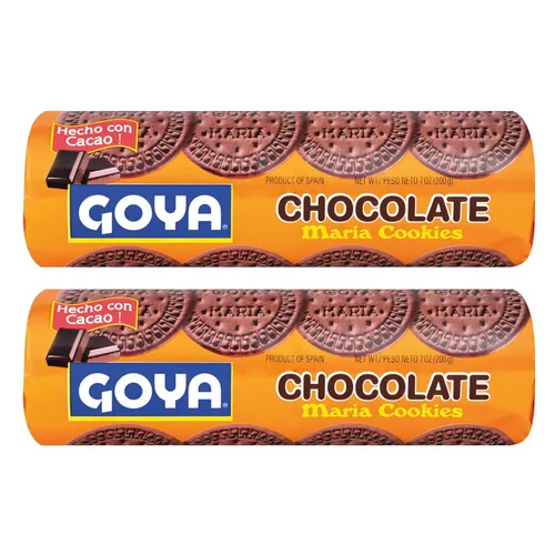 Vista 11 de Goya Foods Golden Maria - Galletas sándwich con relleno de sabor a chocolate, 5.1 onzas (paquete de 24)