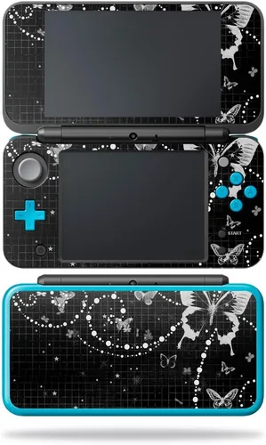 Vista 9 de MightySkins Skin compatible con Nintendo 2DS XL - Negro abstracto Funda protectora de vinilo duradera y única Fácil de aplicar, quitar y cambiar
