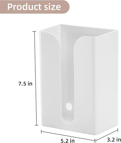 Vista 2 de SUBEKYU Soporte magnético para hojas de secadora para lavandería, contenedor de hojas de secadora, dispensador de hojas de secadora, caja de hojas