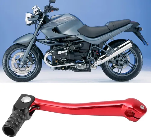 Vista 3 de Qiilu Kick Starter - Palanca de arranque para motocicleta, pedal de arranque para motocross, sensible, CNC, aluminio, universal, accesorio para moto