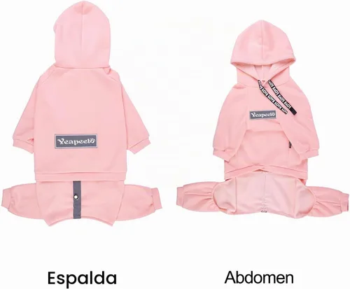 Vista 3 de Sudadera con capucha para perros de invierno para perros grandes y medianos, sudadera con capucha de 5 patas, sudadera con capucha de forro polar