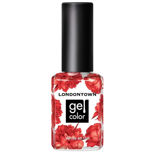 Vista 7 de LONDONTOWN UV/LED Gel Nail Polish - Long Lasting, Chip Resistant High Shine Color - Glossy Shimmery Red Orange, 12ml/.40fl oz