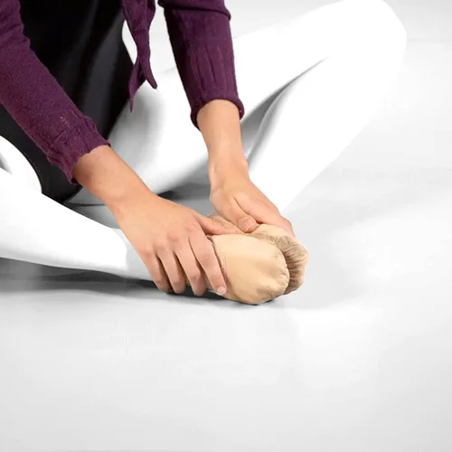 Vista 2 de IncStores Rollo de pista de baile reversible de 0.047 pulgadas de grosor Suelo de baile Marley de vinilo de baja reflexión para práctica