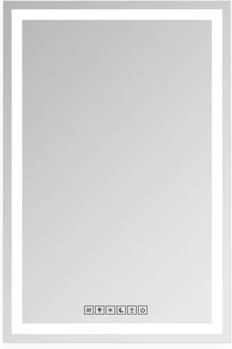 Vista 26 de Espejo LED de longitud completa de 19 x 59 pulgadas para baño con 3 modos de color, atenuador táctil, tocador iluminado de pie o montaje en pared