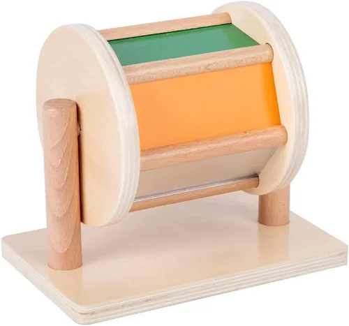 Vista 11 de Kit de Juguetes Montessori para Bebés - Espejo, Peekaboo, Rompecabezas con Asas, Bola de Tela Arcoíris - Para Niños de 6-12 Meses