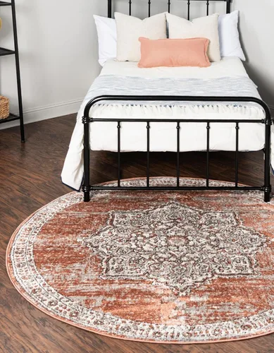 Vista 9 de Unique Loom Colección Nyla - Alfombra de área - Smile (Runner 2 pies 0 pulgadas x 6 pies 0 pulgadas, rosa salmón/negro)