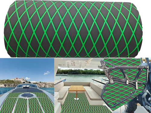 Vista 8 de Suelo de lancha de espuma EVA, cubierta de barco de teca sintética, cubierta marina, alfombrilla antideslizante para cubierta, yate, lancha motora