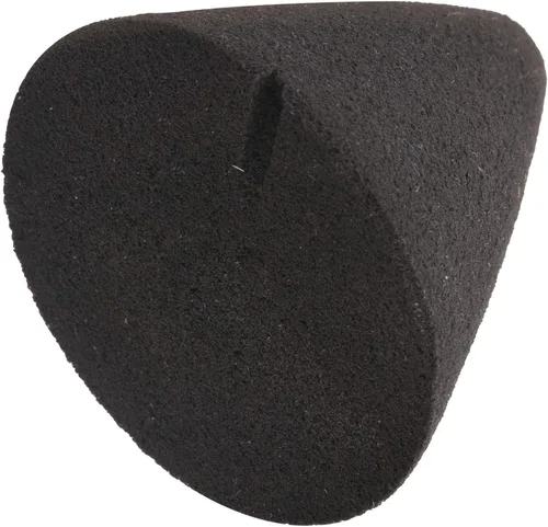 Vista 2 de Mxfans Piezas de repuesto de tambor electrónico Piezo Gatillo de espuma Cono de instrumento musical Negro