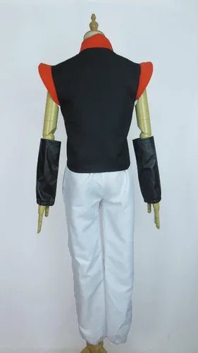Vista 4 de Xiao Wu Saiyan super Gogeta uniforme traje clásica ropa disfraz de cosplay