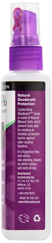 Vista 2 de Crystal, desodorante en aerosol, bomba, 4 oz