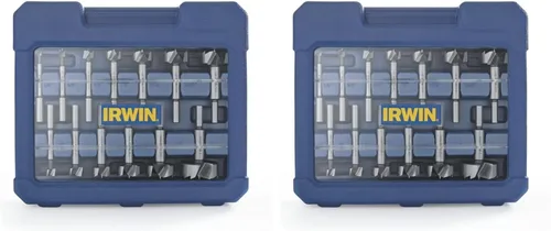 IRWIN Marples Forstner Juego de brocas para madera, hechas de acero al carbono, ideal para carpintería fina, gabinetes y más, 14 piezas (1966893)