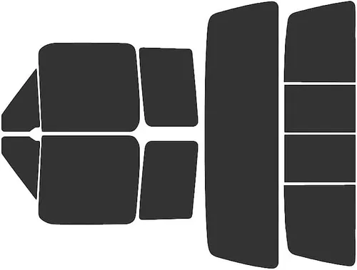 Vista 8 de Rvinyl Kit de tinte de ventana compatible con Ford F-250 1992-1996 de 2 puertas – Negro 5% – Película de una sola capa sin burbujas – Kit precortado