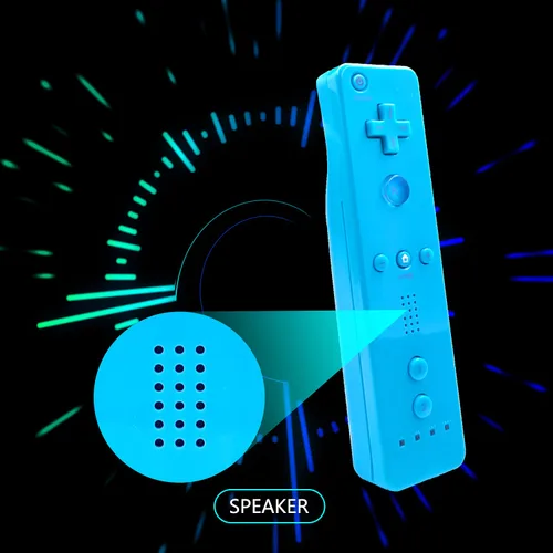 Vista 5 de Yosikr Wii Controller 4 Pack, Wii Remote Controller with Silicone Case and Wrist Strap Compatible for WiiWii U Console (Green+Yellow+Blue+Red)