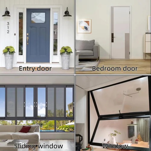 Vista 9 de Burlete de Espuma Tira de Sellado para Puerta para Espacio Pequeño, Forma de V Autoadhesivo Burlete para Puerta Aislamiento de Marco de Puerta