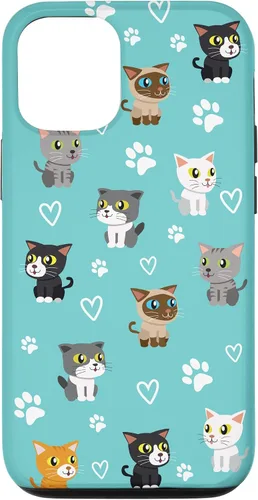 Vista 26 de Funda para iPhone 16 Cat Meow Kitten Kawaii Design Cat Mom