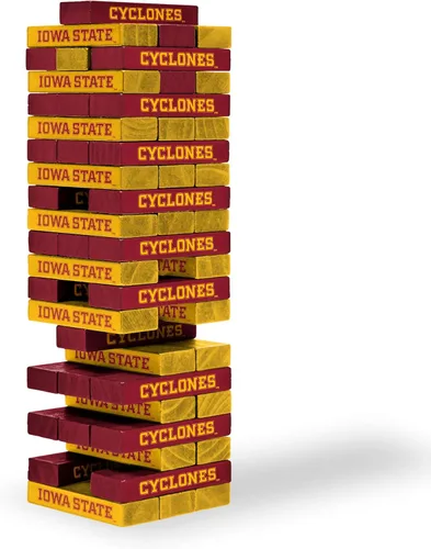 Vista 33 de Wild Sports NCAA Pro Football Tabletop Stackers Block Game for College Football Fan, Dorm Game, Tailgate