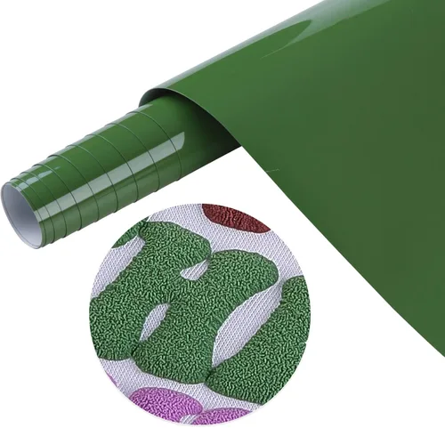 Vista 20 de Tintnut Vinilo de Transferencia de Calor Inflado - Rollo de Vinilo de Transferencia de Calor (HTV) Inflado 3D Color Marfil de 10 pulgadas x 6 pies