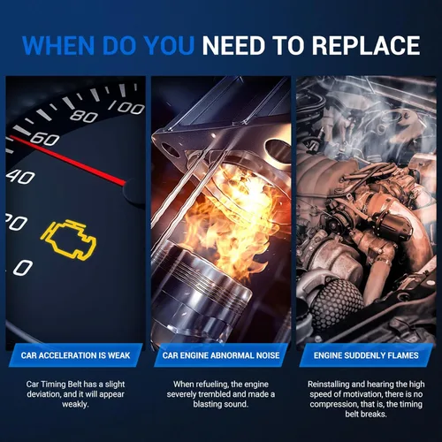 Vista 4 de Autoround Kit de correa de distribución con bomba de agua compatible con Toyota Tacoma 1995-2004/Tundra 2000-2004/4Runner 1996-2002/T100 1995-1998