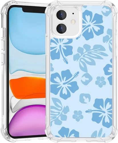 Vista 100 de FANXI Hibiscus - Funda de teléfono compatible con iPhone 13 de 6.1 pulgadas, a prueba de golpes, funda protectora de poliuretano termoplástico