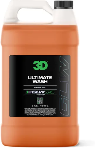 Vista 10 de 3D Ultimate Wash 16 0z - Jabón de lavado de autos con pH neutro con espuma ultra - Libre de arañazos - Jabón de coche de alta espuma para protección