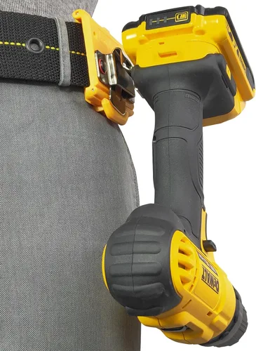 Vista 2 de Soporte de cinta métrica, funda de taladro, soporte táctico inalámbrico para cinturón de herramientas, funda con gancho de clip para cinturón