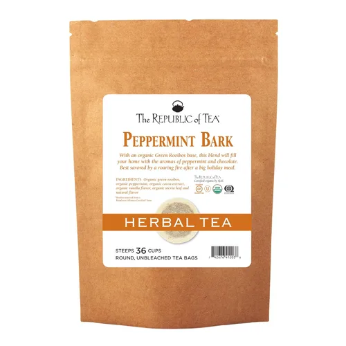 Vista 22 de The Republic of Tea Té de hierbas Rooibos rojo de almendra, coco y macarrón, 36 bolsas de té de repuesto