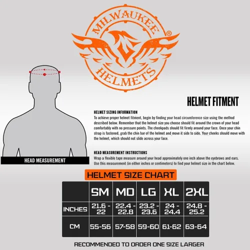 Vista 3 de Cascos Milwaukee Helmets Avanzados Modulares de Cara Completa para Motociclistas con Visera Desmontable