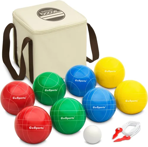 Vista 7 de GoSports 90 mm Bocce Ball Sets - Outdoor Lawn Game - Composite or Resin