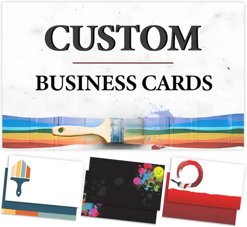 Vista 19 de Tarjetas de visita personalizadas con tu logotipo, tarjetas de visita personalizables en la parte delantera y trasera, 100 tarjetas de visita