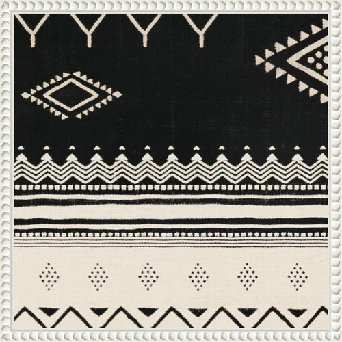 Vista 11 de Amanti Art Framed Canvas Wall Art 30x30 Geo Textile Crop II by Victoria Barnes, Framed Wall Art Canvas, Abstract Artwork, Modern Decor, Large Poster