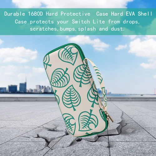 Vista 6 de Funda de transporte para Nintendo Switch Lite, bonita funda protectora para interruptor de consola NS Lite y accesorios, bolsa de almacenamiento