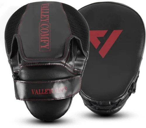 Vista 9 de Valleycomfy - Manoplas de boxeo para puñetazos, almohadillas de boxeo para guantes para hombres, ideal para entrenamiento de boxeo, kickboxing