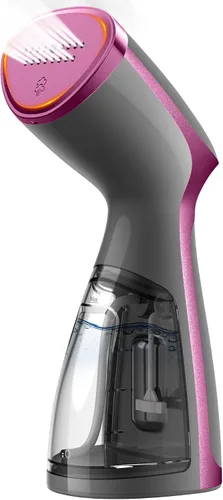 OGHom Vaporizador para ropa, removedor de arrugas portátil de mano, vaporizador de tela de 1000 W, vapor penetrante fuerte, para el hogar, oficina