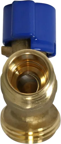 Vista 3 de XFITTING Manguera de jardín de 1/2 pulgada macho x 3/4 de pulgada, manguera roscada Bibb sin torceduras, válvula de jardín, 1 pieza