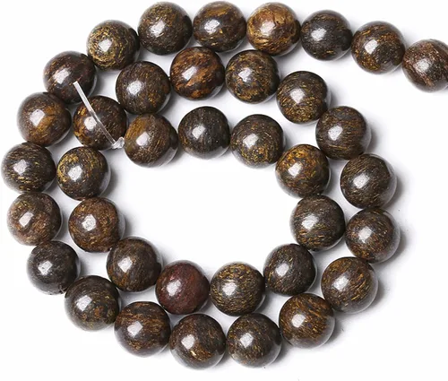 Vista 108 de 10MM 36 Cuentas de Piedras Preciosas de Larimar Azul Natural para Hacer Joyería, Pulseras DIY