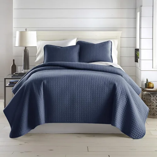 Vista 22 de Southshore Fine Living, Inc. Edredón acolchado de verano, juego de ropa de cama tamaño Queen con 2 fundas de almohada acolchadas, colcha con diseño