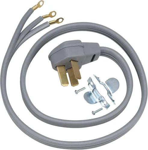 GE WX09X10010 - Cable de alimentación original OEM (gris) para rango/estufa/hornos GE