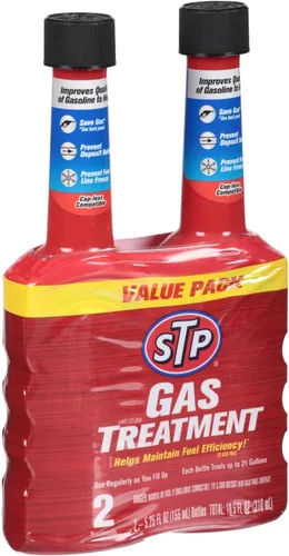 Vista 5 de STP Aditivo de combustible para tratamiento de gas, botellas de 5.25 onzas líquidas, paquete de 2, limpiador de combustible que combate