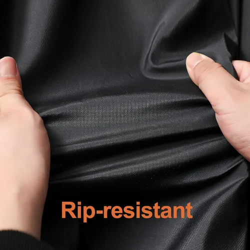 Vista 4 de SUPJOYES 6755 - Funda para parrilla Char-Griller Akorn Kamado, resistente al agua, resistente a los desgarros, color negro