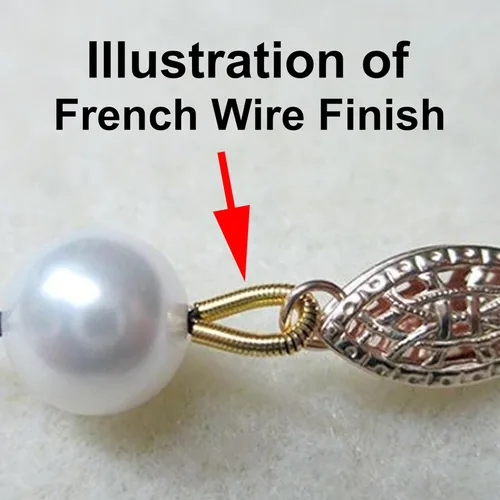 Vista 4 de Collares de perlas cultivadas de agua dulce de color blanco para mujer, cadena de 16 a 48 pulgadas, calidad AA, cierre de plata esterlina chapada