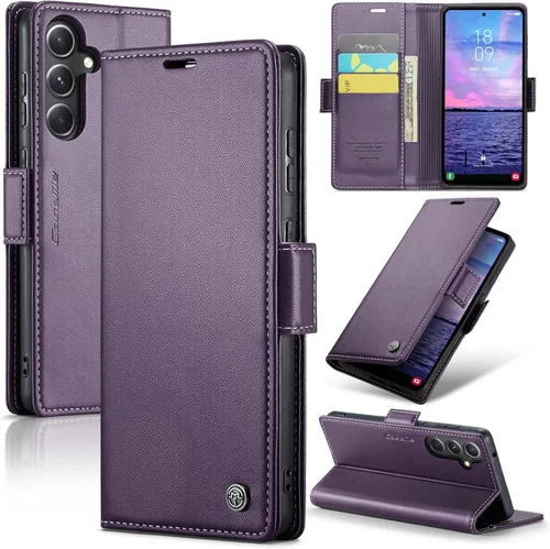 Vista 16 de SINIANL Funda tipo cartera para Samsung Galaxy S23 con bloqueo RFID, funda para Samsung S23 para mujeres y hombres con tarjetero con cierre