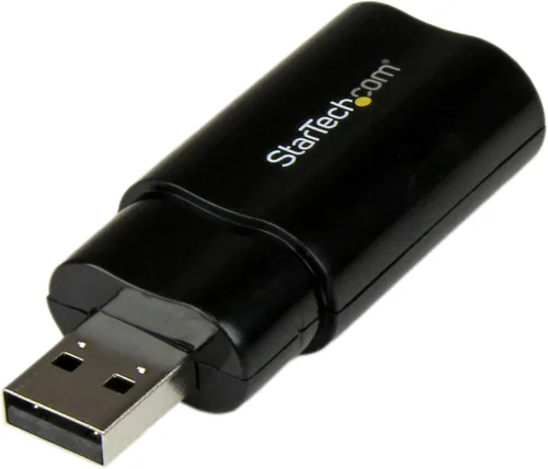 Vista 2 de StarTech.com ICUSBAUDIOB - Tarjeta de sonido USB - Adaptador de audio de 0.138 in - Tarjeta de sonido externa (ICUSBAUDIOB)