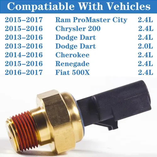 Vista 2 de 68145662AB Para Dodge Dart Ram 1500 Interruptor de Presión de Aceite del Motor de Transmisión Unidad de Envío de Aceite 2.0 2.4L Chrysler 200 Jeep